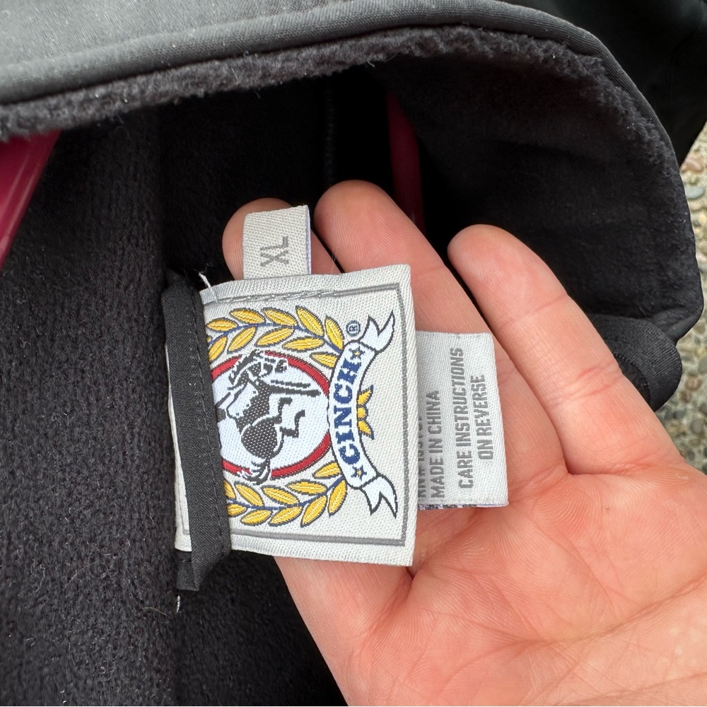 Cinch bonded conceal carry soft-shell jacket